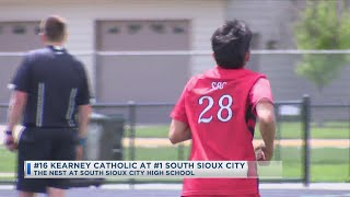 SSC vs Kearney Catholic Boys Soccer Match [upl. by Avrenim32]