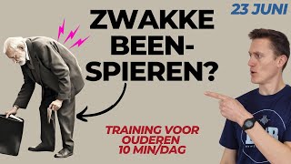 ZWAKKE BEENSPIEREN zorgen voor MEER PROBLEMEN dan je denkt Benen trainen voor 60plussers [upl. by Adnimra]