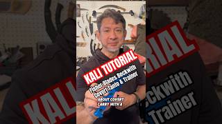 Kali Tutorial  Small fixed blade for self defense with Doug Marcaida Fisher Blades ad shorts [upl. by Eerot]