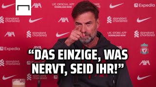 Angefressener Klopp verteilt Medienschelte Diese Frage schmeckt ihm so gar nicht  FC Liverpool [upl. by Moss]