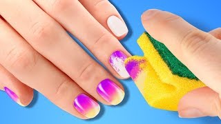 25 TRUCOS BRILLANTES PARA LAS UÑAS QUE TODAS LAS CHICAS AMARÁN [upl. by Minabe]