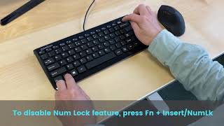 Keyboard Typing Numbers Instead of Letters  Fix   DisableEnable Fn Lock [upl. by Demeter380]