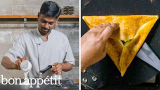 How an Indian Master Chef Makes Dosas Idli amp More  Handcrafted  Bon Appétit [upl. by Ailaham210]