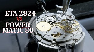 Powermatic 80 vs Eta 2824 bộ máy nào hơn [upl. by Mikihisa]