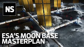 Hassell and ESA unveil their concept for a permanent base on the moon [upl. by Gilbertine433]