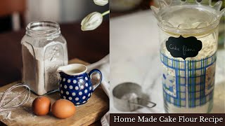 HOME MADE CAKE FLOUR RECIPE  HOW TO MAKE YOUR OWN CAKE FLOUR AT HOME  CAKE FLOUR SUBSTITUTE [upl. by Marpet551]