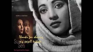 chhup gaya koi re door se pukar keChampakali1957Suchitra Sen LataRajinderHemant Kumara tribute [upl. by Allekim]