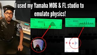 I used my synthesizer to emulate physics 🎛🎹🌐⚛️ [upl. by Richelle]