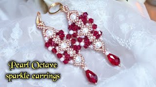 Pearl Octave sparkle earrings [upl. by Frey]