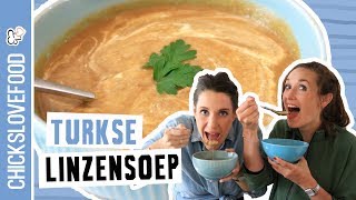 TURKSE LINZENSOEP MERCIMEK ÇORBASI  CHICKSLOVEFOOD [upl. by Brittain]