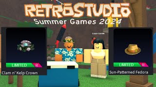 Clam n Kelp Crown amp SunPatterned Fedora RetroStudio Summer Games 2024  RetroStudio  Roblox [upl. by Fedak537]