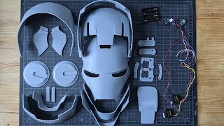 Iron Man Helmet Articulated Wearable [upl. by Avat231]