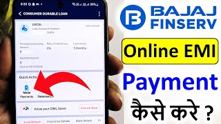 How To Pay Bajaj Finserv Emi Online  Bajaj Finance Emi Online Payment Kaise Kare Bajaj Emi Payment [upl. by Jeane]