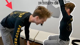 Man with SEVERE HYPERKYPHOSIS gets His FIRST Chiropractic Adjustment [upl. by Piegari898]