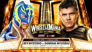 Rey Mysterio vs Dominik Mysterio WWE 2K24 [upl. by Led]