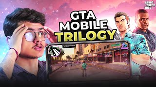 GTA TRILOGY MOBILE All Games Gameplay  Cheat Codes amp Much More [upl. by Glinys]