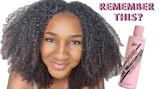 I used Pink Lotion On My Natural Hair  OLD SCHOOL IS CHANGING THE GAME [upl. by Marjory]