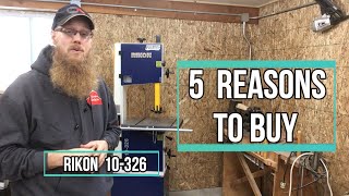 5 Reasons why I bought the Rikon 10326 [upl. by Alyce]