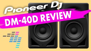 Pioneer DJ DM40D Monitor Speakers Review  DJProducer switch [upl. by Hgielyk]