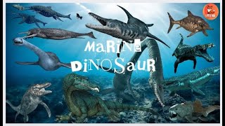 Marine Dinosaurs  Sea Dinosaurs Name In English kids kidsvideo dinosaur [upl. by Cos]