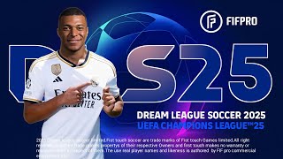 DLS 25 Mod UCL 2025 Dream League Soccer 2025 Mod UEFA Champions League Android Offline Apk Obb data [upl. by Imugem588]