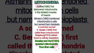 Mitochondria biology generalquestion entrenceexam education gk optional ytshorts treanding [upl. by Balmuth]