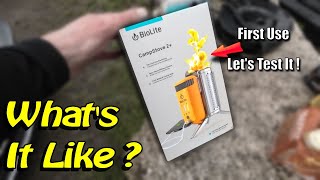 Biolite 2 Campstove  First Use Review [upl. by Nnawaj]