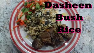 How to Cook Dasheen Bush Rice Trinidad amp Tobago Style [upl. by Hassett]