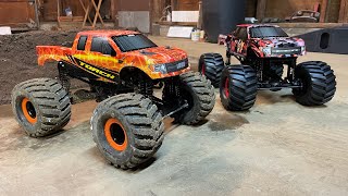 Battle of the RC Monster Trucks [upl. by Ocer929]