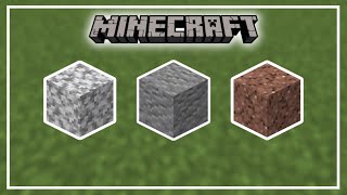 The Ultimate Guide to Granite Andesite and Diorite in Minecraft [upl. by Enohpets]