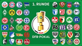 LIVE 🔴 DFB Pokal Auslosung  1 Runde DFB Pokal 202324 🏆 [upl. by Bonney244]