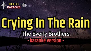 Crying In The Rain  the Everly Brothers karaoke version [upl. by Edison]