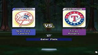 Backyard Baseball 2005  Season 2022  AL DIV PLAYOFF GAME 2 YANKEES  RANGERS [upl. by Dola]