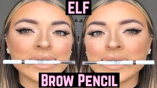 MY easy EYEBROW ROUTINE  ELF instant lift pencil deep brown [upl. by Riess]