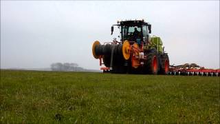 Prototyp Claas Xerion mit Gülletechnik [upl. by Eecal10]