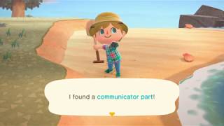 How to find Communicator Parts in Animal Crossing New Horizons [upl. by Bartholemy]