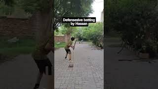 Defensivebatting😎😎battingshorts cricket bowling cricketlover [upl. by Nosac]