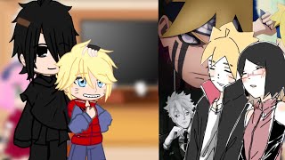 Boruto Time trevel arc react to Boruto  BoruSara  🥲👌🏻 [upl. by Towny149]