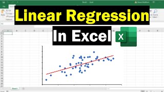 How To Perform Simple Linear Regression In Excel [upl. by Sitnik86]