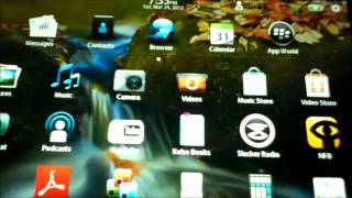 How to Install Android apps on a Blackberry Playbook [upl. by Atikahc]