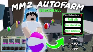 SUMMER UPDATE MURDER MYSTERY 2 MM2 AUTO FARM BEACH BALL SCRIPT DELTASOLARAARCEUS X [upl. by Nosnevets482]