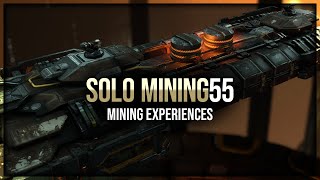 Eve Online  Mining Experiences  Solo Mining  Episode 55 [upl. by Josey]