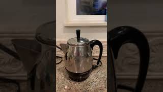 Farberware 2 4 Cup Electric Percolator coffee maker Stainless Steel [upl. by Cleary465]