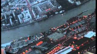 Cockpit approach at London City Airport in an Avro RJ85 [upl. by Fang]