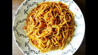 Simple Chicken Spaghetti  पास्ता रेसिपी  Basic Pasta Recipe For Beginners  Lunchbox Recipe [upl. by Yllac]