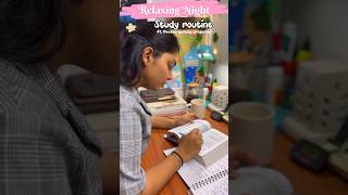 Night UPSC Study Routine for relieving anxiety and comfortable sleep 😴 minivlog [upl. by Villada]