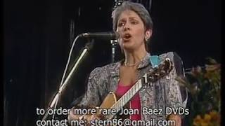 Joan Baez  Czechoslovakia 1989 [upl. by Jany]