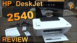 Review HP DeskJet 2540  Multifunktions Drucker  Scanner  Kopierer [upl. by Waylon392]