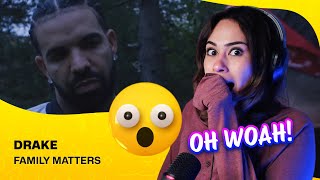 Reaction ▷ DRAKE  DRAKE  FAMILY MATTERS [upl. by Ydurt770]