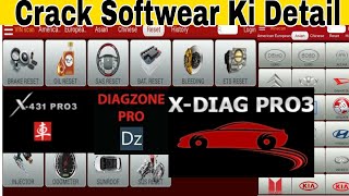 Launch X431 ProThinkdaigXdaig pro3Diagzone proCrack Softwear Full DetailAirbagSteering Angle [upl. by Penni238]